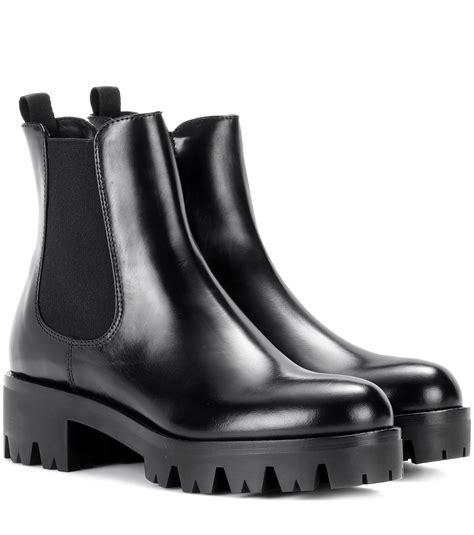 black prada boots women|prada black boots women's.